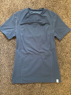 Lalabu Slate Blue Nursing/Tunic Top Like New